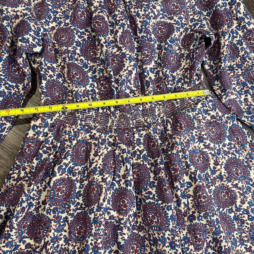 NWT J. Crew Palermo smocked-waist mini dress in floral bouquet linen - Picture 7 of 11